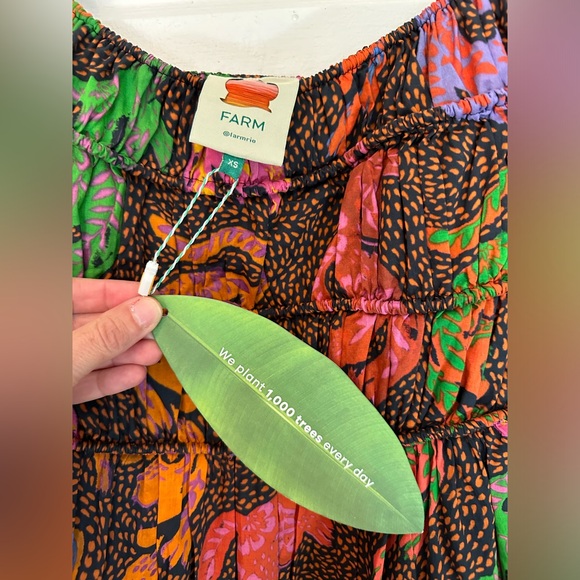 FARM Rio Wild Leopards Black Midi Dress - Picture 11 of 16